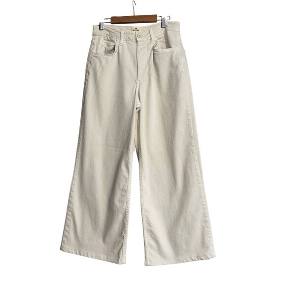 Marine layer 2025 Charlie Wide Leg Pant ecru size 4 - Picture 5 of 13